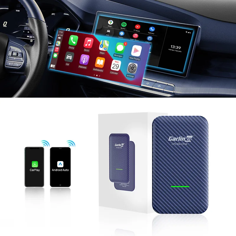 I Più Nuovi Accessori Per Auto Carlinkit 4.0 Dongle Usb Wireless Wireless Carplay Android Auto Carlink 40 Ai Box