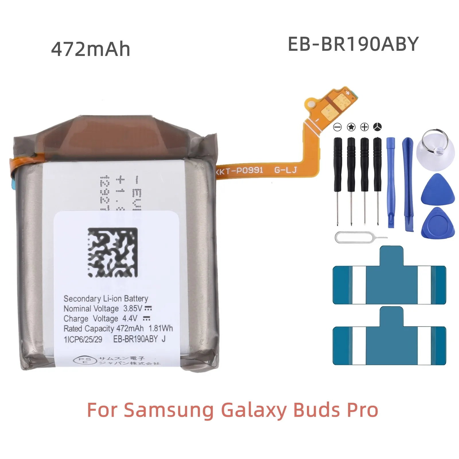 Sostituzione Batteria Per Samsung Galaxy Buds Pro Eb-Br190Aby/ Galaxy Watch 4 42Mm Eb-Br880Aby/Watch 4 Classic 46Mm/Ger Live