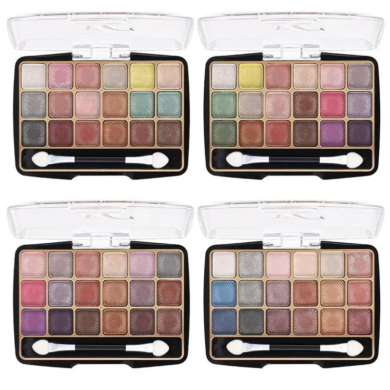 Shimmer Eyeshadow Palette Female Pearlescent Matte Eyeshadow Palette High Color Saturation Eye Makeup Tool Per Feste Di Matrimonio