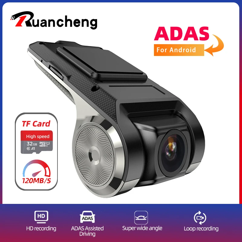 Adas Dvr Dash Camera Car Dvr Adas Dash Cam / Wifi E Android Car Recorder Dash Cam Registratore Automatico