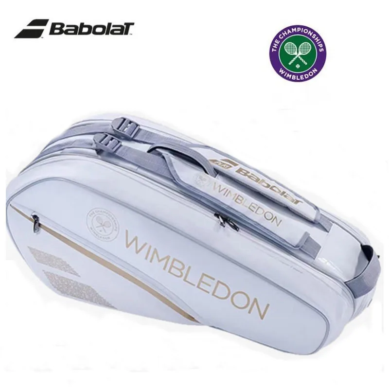 Borsa Da Tennis Professionale Babolat Wimbledon Genuine Pure Aero Rafa Wim Tennis Racchetta Zaino Portatile Squash Badminton Tenis Bag