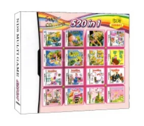 520 In 1 Creazione Ds Nds 3Ds 3Ds Ndsl Game Cartridge Card Videogioco (Versione Scheda Di Memoria R4)