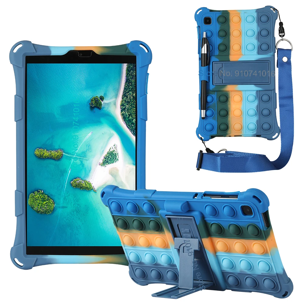 Per Samsung Galaxy Tab A7 Lite 8.7 Pollici Custodia Sm-T220 Bambini Copertura Del Silicone Per Samsung Galaxy Tab A7 Lite 8.7 "2021 Caso