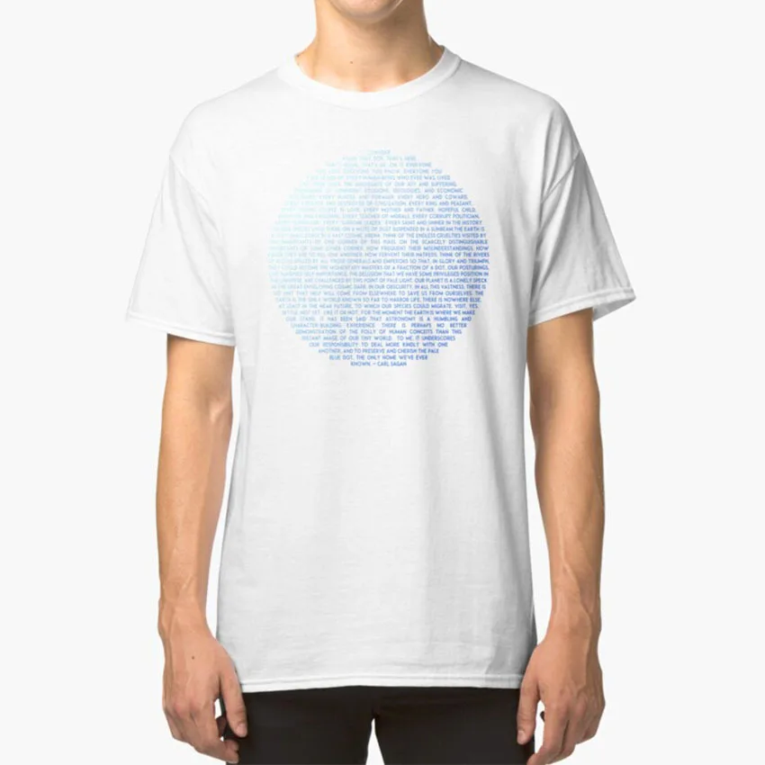 Punto Blu Pallido-Carl Sagan T-Shirt Scienza Sagan Sagan God Cosmos Carl Debun Universe Earth
