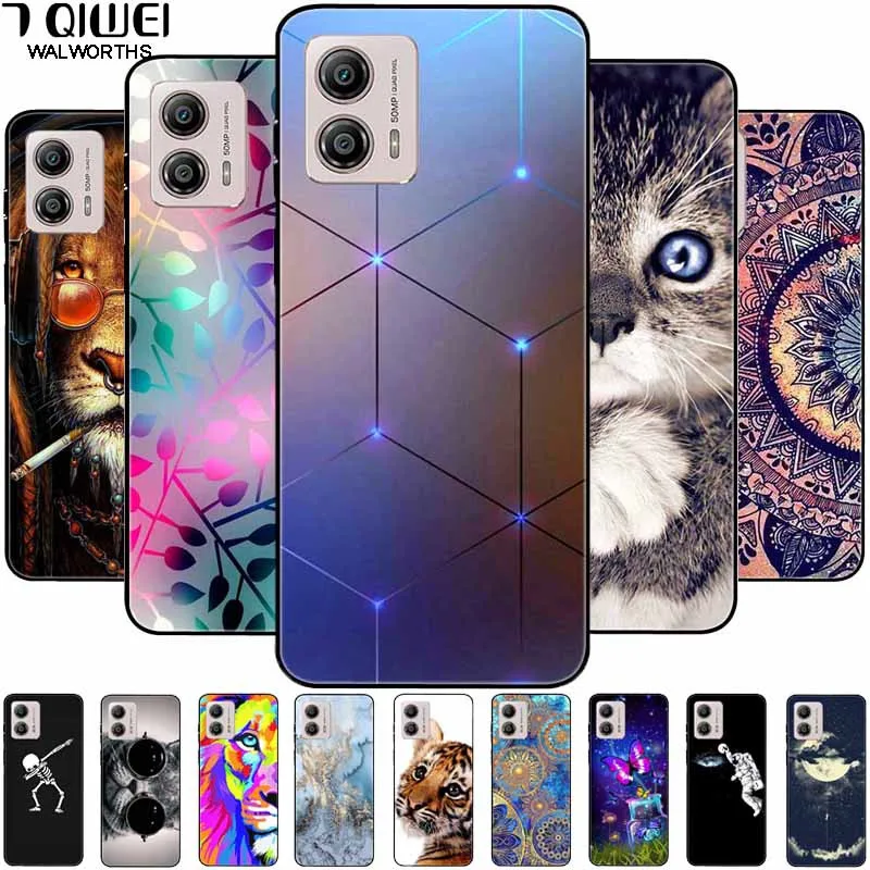 Per Moto G53 5G Custodia G 53 Soft Painted Fashion Tpu Cover Protettiva Funda Per Motorola Moto G53 Coque Cool Motog53 Para Silicon