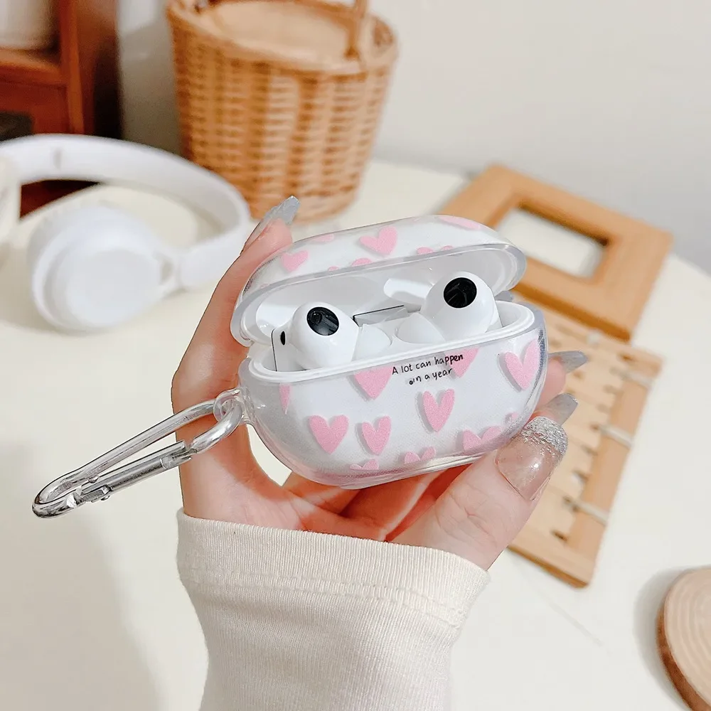 Per Huawei Freebuds Pro 3 Custodia Per Auricolari Con Portachiavi Cartoon Clear Earbuds Cover Custodia In Silicone Per Huawei Freebuds Pro 3 Cover
