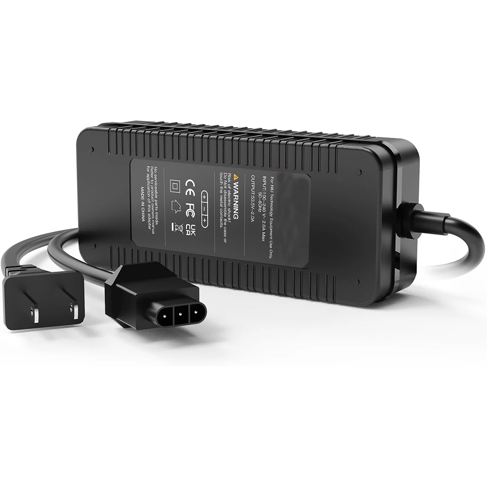 Caricabatterie Per Scooter 53.5V 2A Per Niu Kqi Air/Air X & Kqi3 Pro/Sport/Max & Kqi2 Pro & Kqi1 Pro/Alimentatore Per Scooter Elettrici Sportivi
