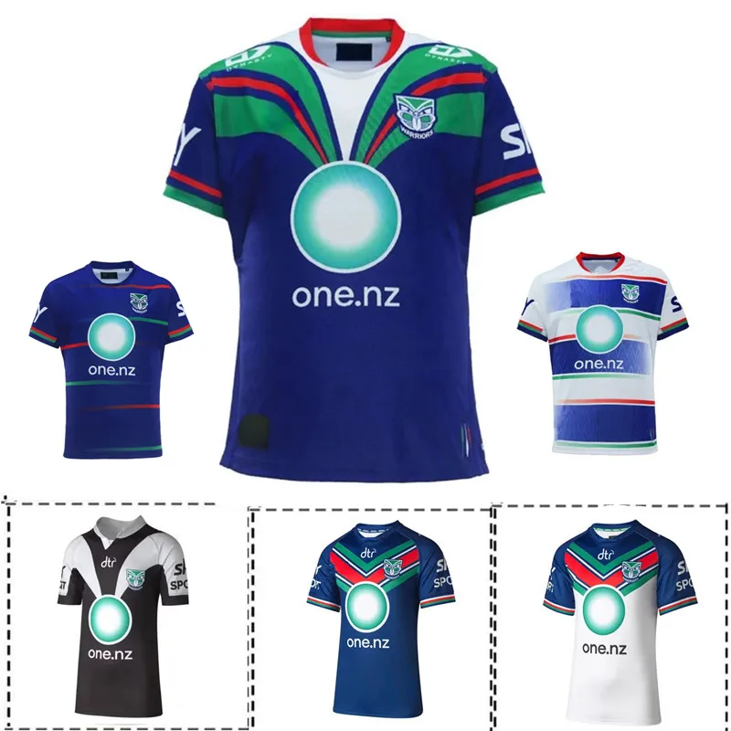 Abbigliamento Sportivo Warriors Indigena Rugby Jersey 2023/2024 New Zealand Warriors Heritage Rugby Shirt Home Away T-Shirt