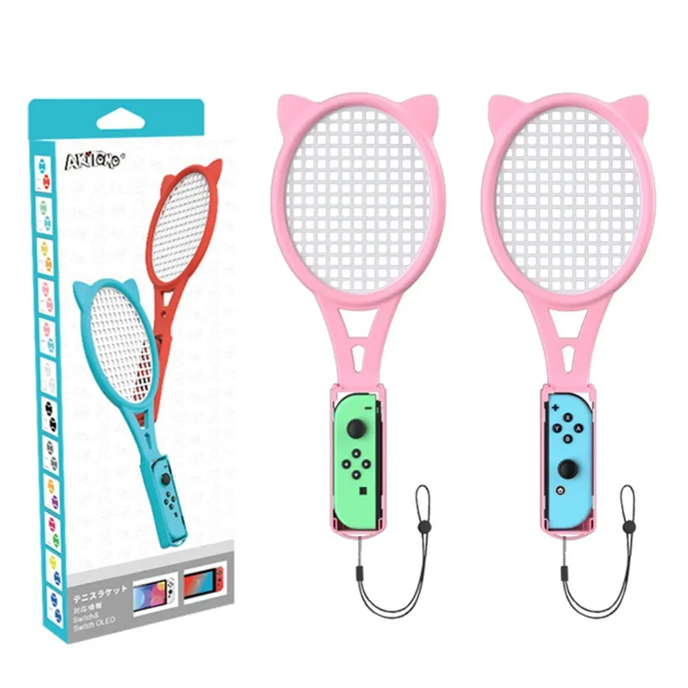 Racchetta Da Tennis Per Nintendo Switch Per Mario Tennis Aces Joy-Con Oleo Handle Holder Controller Grips Tennis Aces Accessori Per Giochi
