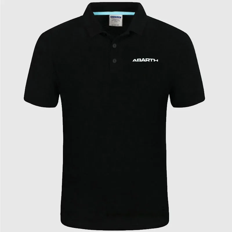 2024 Nuova Polo Abarth Logo Polo In Cotone Manica Corta Polo Ad Alta Quantità