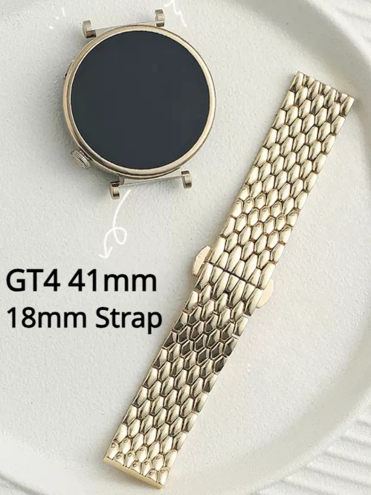Cinturino Gt4 In Lega Di Zinco Per Huawei Watch Gt4 41Mm,Gt4 46Mm, Cinturino In Metallo 18Mm /22Mm Per Cinturino Smartwatch Huawei Gt 4