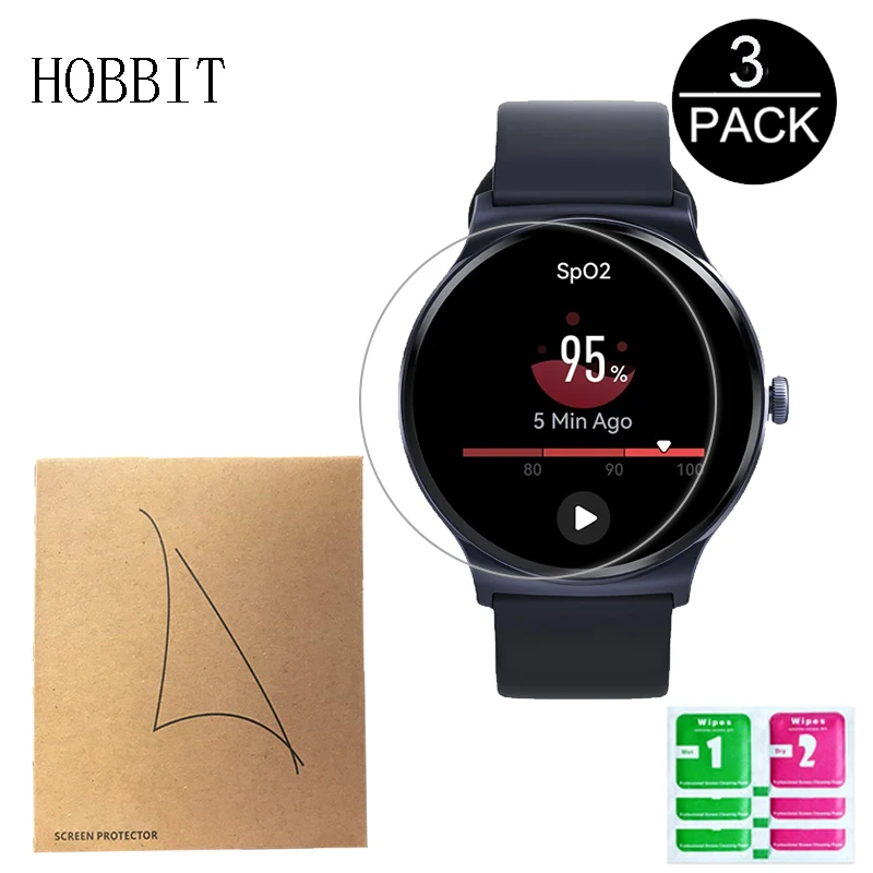 3Pcs Hd Clear Soft Tpu Hydrogel Film Per Haylou Solar Lite Screen Protector Solar Lite Smartwatch Pellicola Protettiva Non Vetro