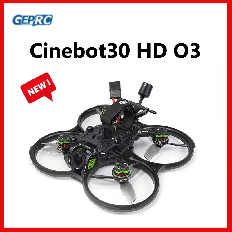 Geprc Cinebot30 Hd O3 F722-45A Aio Con Ricevitore Pnp/Frsky R-Xsr/Tbs Nano Rx/Elrs 2.4G Fpv Drone