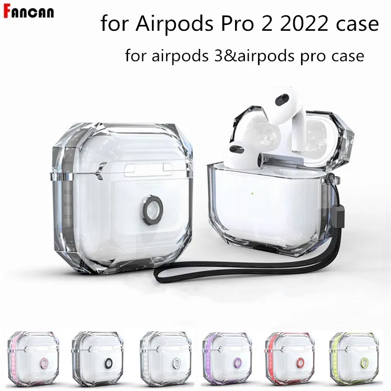 Custodia Trasparente Per Airpods Pro 2 Clear Airpod Pro Protector Airpods Pro 2022 Airpods 3 Accessori Per Auricolari Per Airpods Pro 2