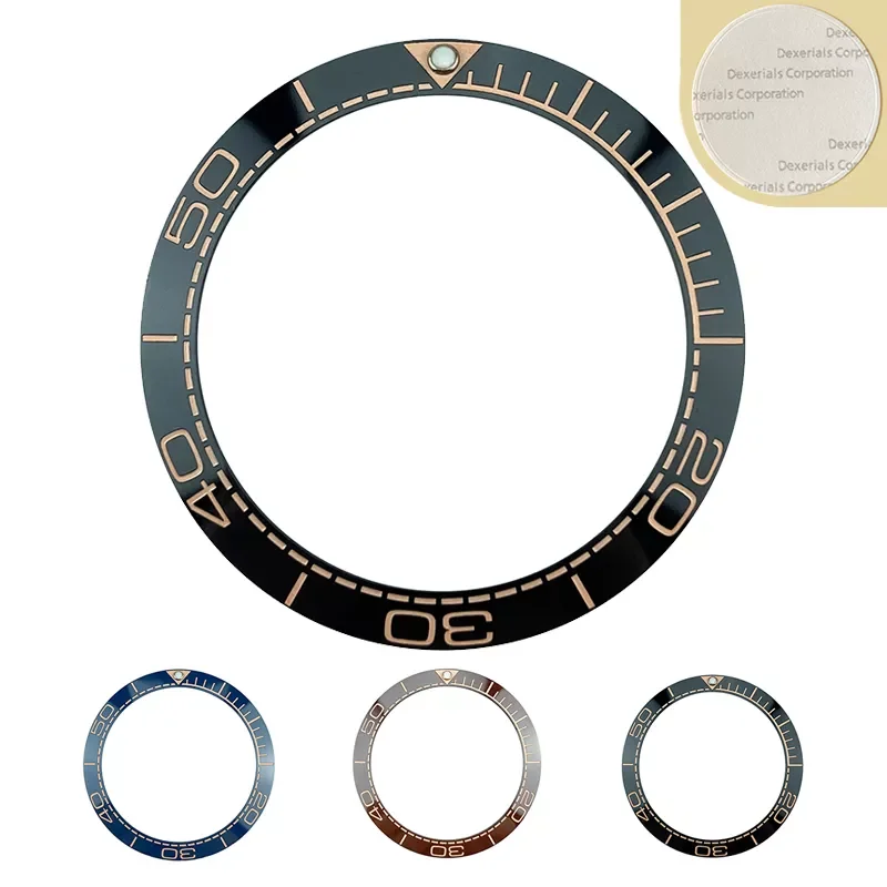 New 38Mm Fashionceramic Bezel Insert For Sea Master Skx007/009 Divers Men'S Watch Watches Replace Accessories Black/Blue/Brown