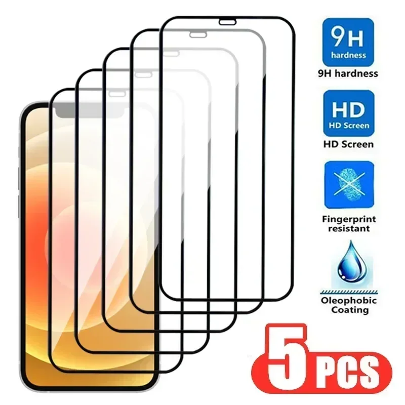 Iphone Se 2020 2022 Vetro 5 Pezzi 9H Vetro Di Protezione Per Apple Iphone Se 2020 2022 Pellicola Proteggi Schermo Per Iphone Se 2020 2022