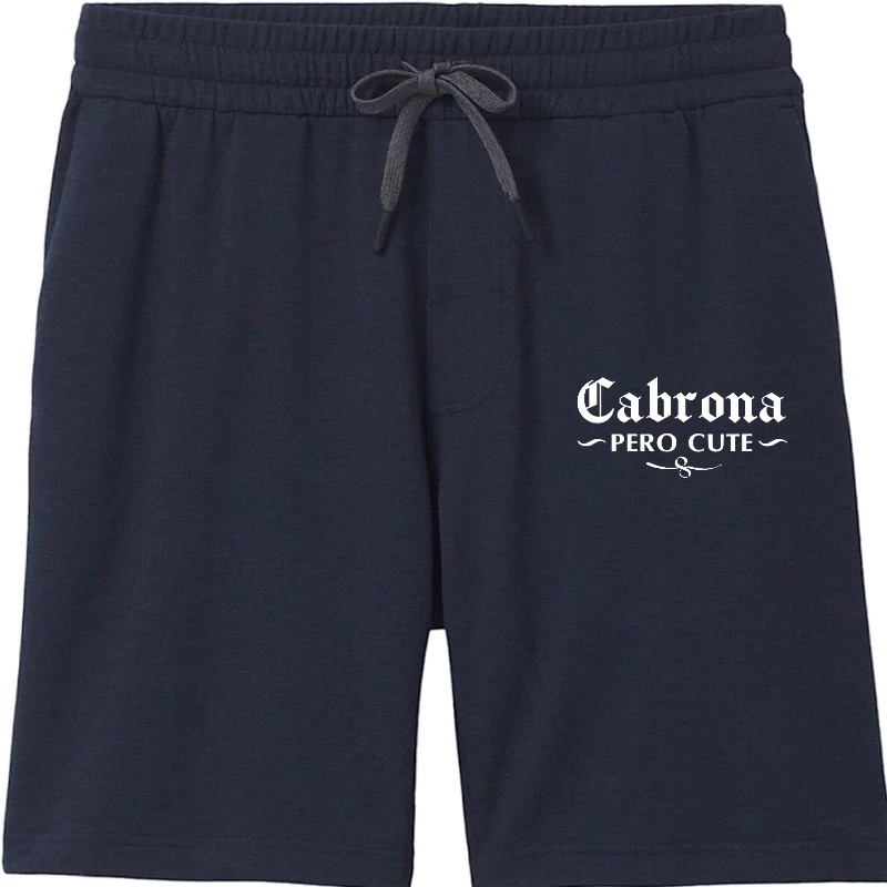 Spagnolo Latina Funny Men Shorts Cabrona Pero Cute Womens Men New Coming Camisa Shorts Cotton Design