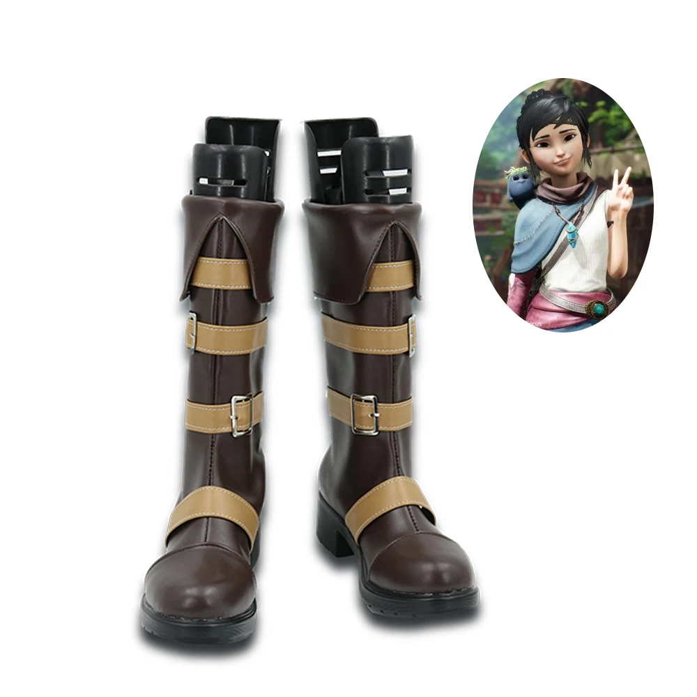 Kena: Stivali Da Donna Cosplay Con Scarpe Kena Bridge Of Spiriti