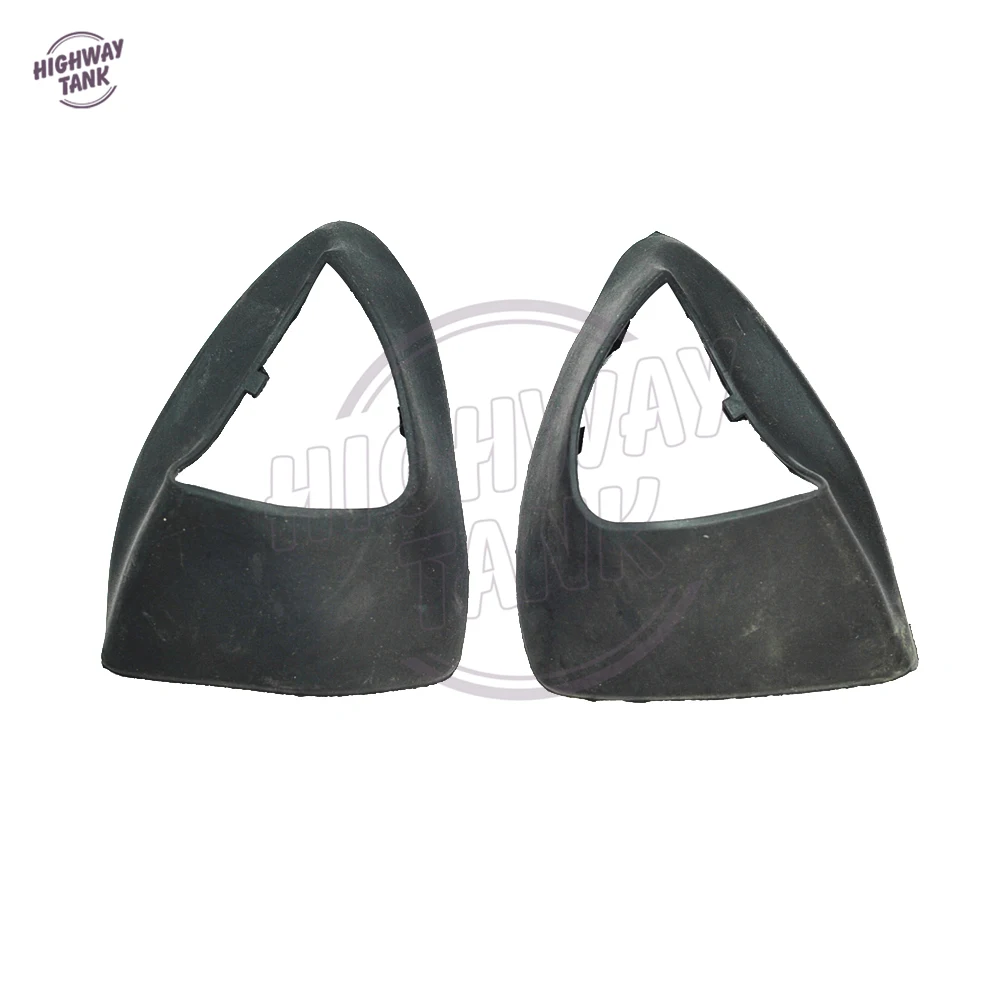 Stivali Neri Con Base A Specchio Per Moto Stivali In Gomma Specchietti Moto Custodia Inferiore Per Honda Gl1800 Goldwing 2001-2010