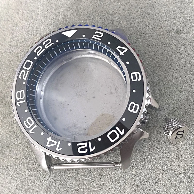 Mod Seiko Skx007 Skx009 Custodie Per Orologi Srpd Fit Nh35 Nh36 7 S 4R Movimento Janpa Black S Crown Men Diver Nh35 Sostituire La Custodia In Vetro A 