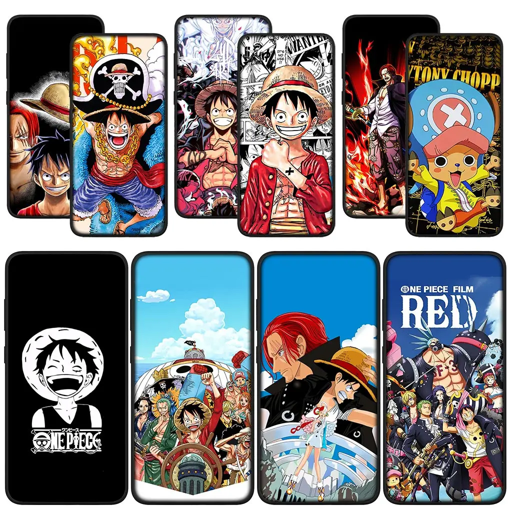 Shanks Red Hair One Luffys Piece Cover Per Samsung Galaxy S21 S20 Fe S23 S22 Ultra S8 Plus A12 A13 A21S A71 Custodia Morbida