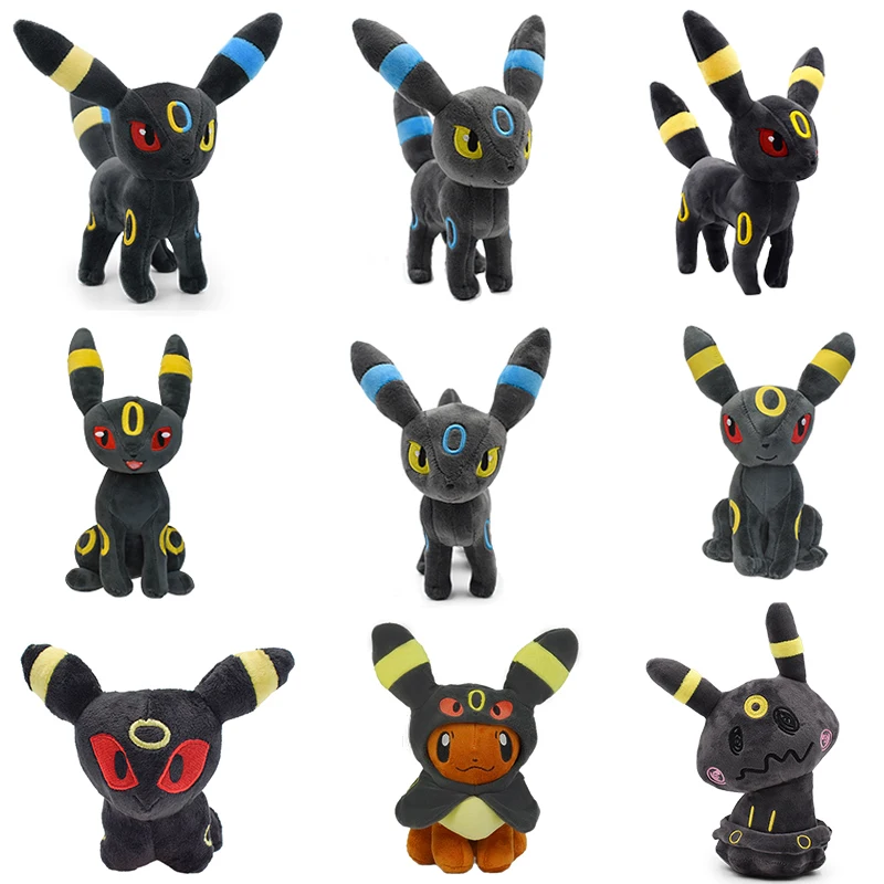 Kawaii Umbreon Pokemon Anime Peluche Mimikyu Eevee Cos Umbreon Morbidi Animali Di Peluche Bambola In Piedi Seduta Umbreon Regali Di Natale