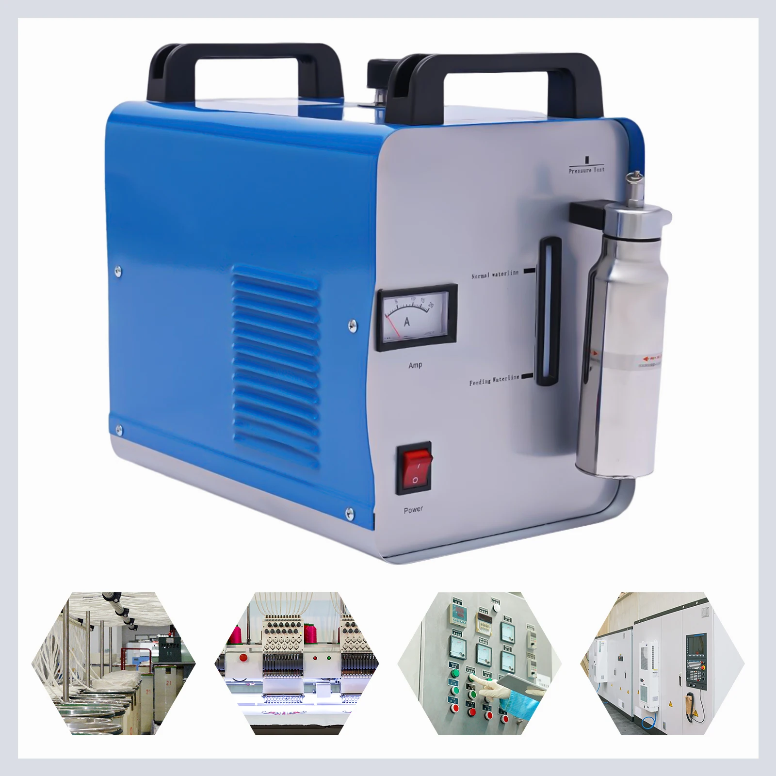 75 L/H Sauerstoff Wasserstoff Hho Generator Tragbare Acrilpolier Maschine Ac220V