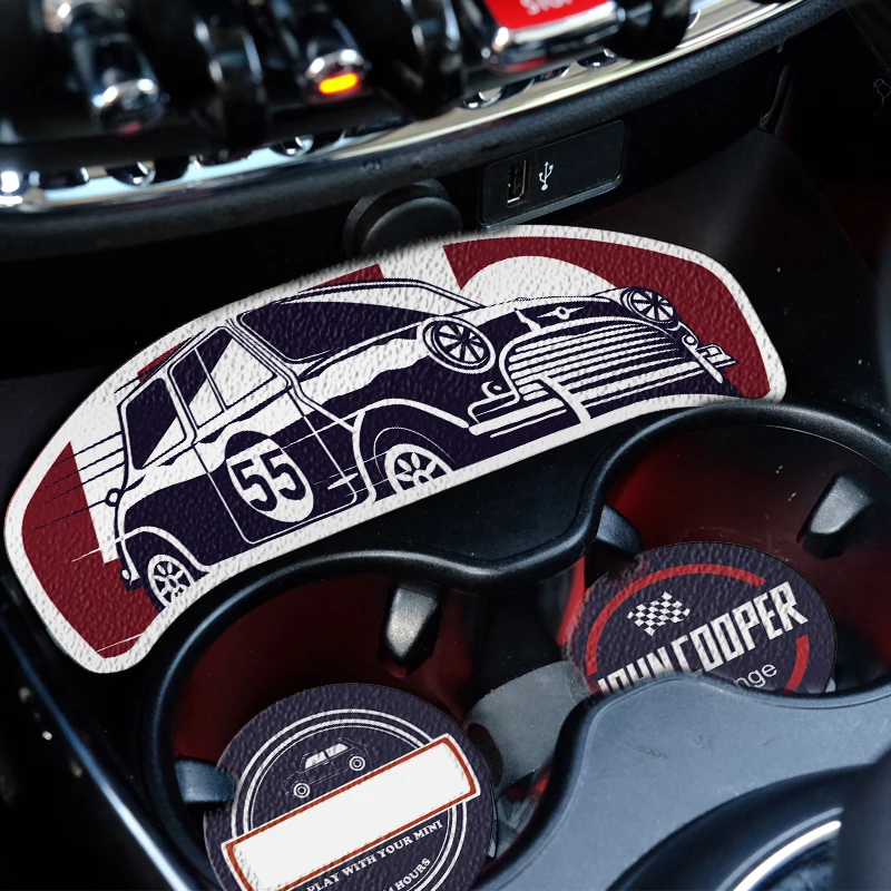 Cuscino Per Tazza Auto Per Mini Cooper Accessori Countryman R60 F54 F55 F56 F57 F60 Union Jack Tappetino Antiscivolo Automatico Cooper