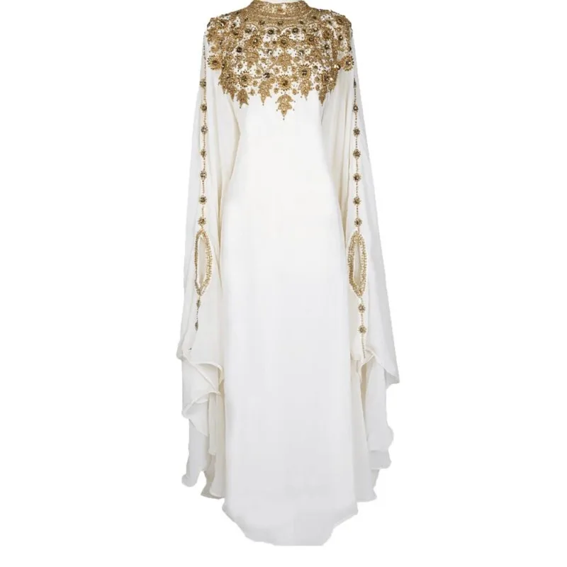 Marocco Dubai Arabo Caftani Abaya Vestito Molto Bello Vestito Lungo Tendenza Moda
