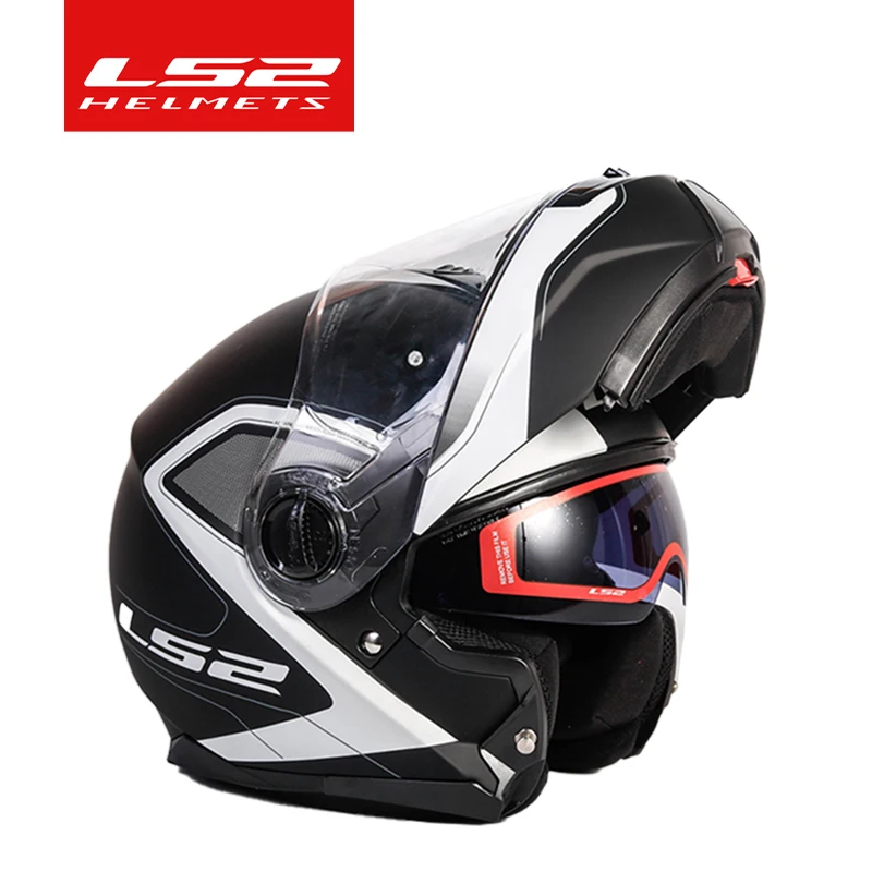 Capacete Ls2 Strobe Flip Up Casco Moto Ls2 Ff325 Caschi Dual Visor Cascos Moto Casques