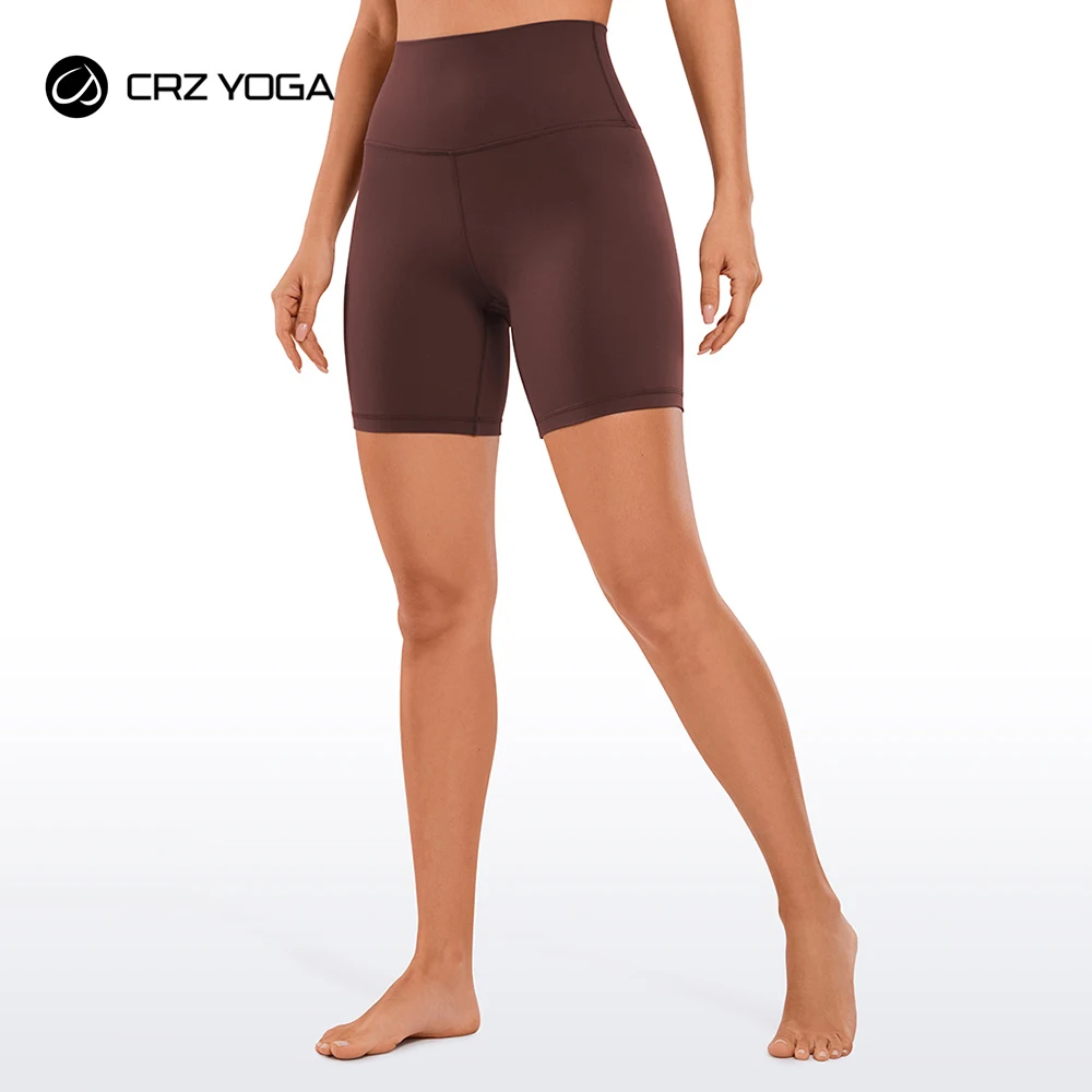 Crz Yoga Crz Yoga Womens Butterluxe Biker Shorts 6 Pollici-Allenamento A Vita Alta Running Volley Athletic Spandex Yoga Shorts Shorts