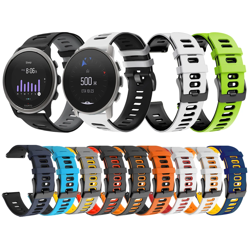 Accessori Di Ricambio Cinturino Per Suunto 5 Peak / Suunto 9 Peak / Suunto 3 Smartwatch Cinturino Sportivo Cinturino In Silicone
