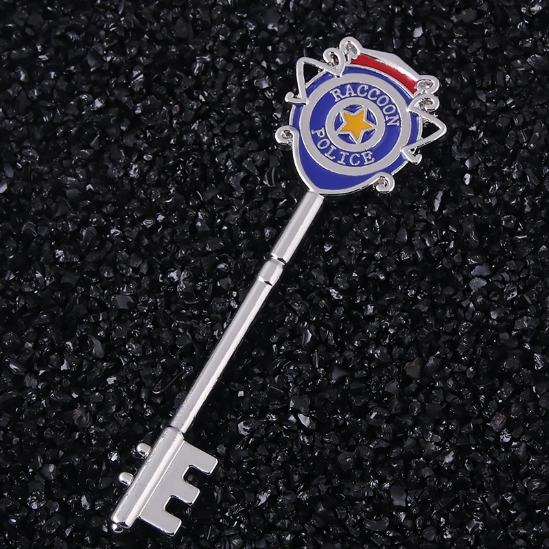 Game Residents Evils 3 Key Badge Portachiavi Raccoon City Police Station Jill Valentine S.T.A.R.S. Collezione Chiavi Con Scatola Di Gioielli