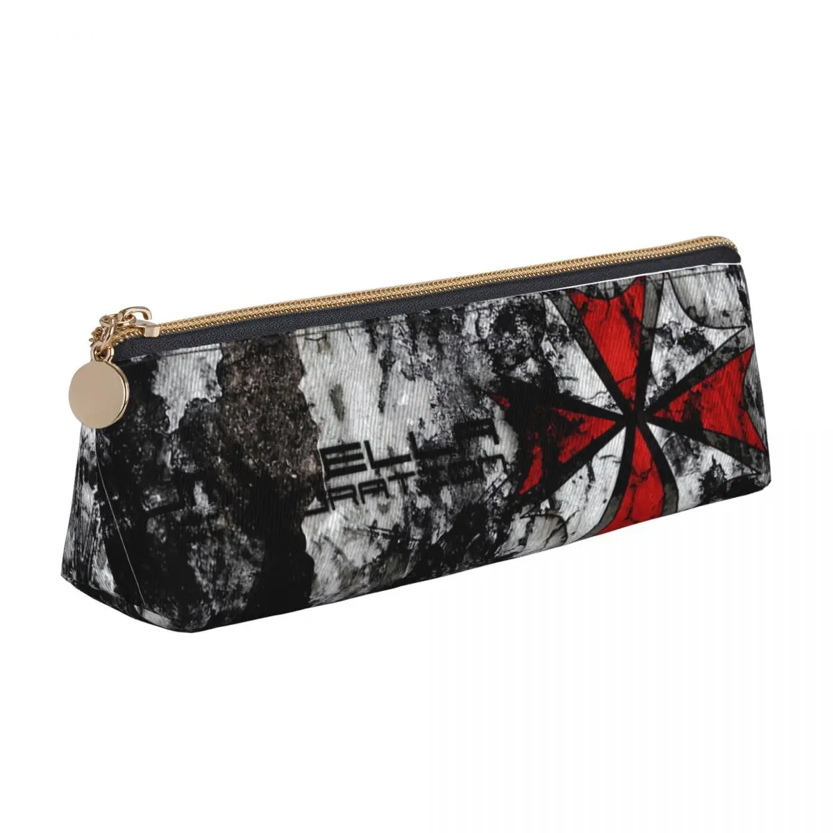 Astuccio Kawaii R-Resident-Game-E-Evil Pen Box Cool Movie School Pencil Cases Studenti Triangolo Graphic School Supplies