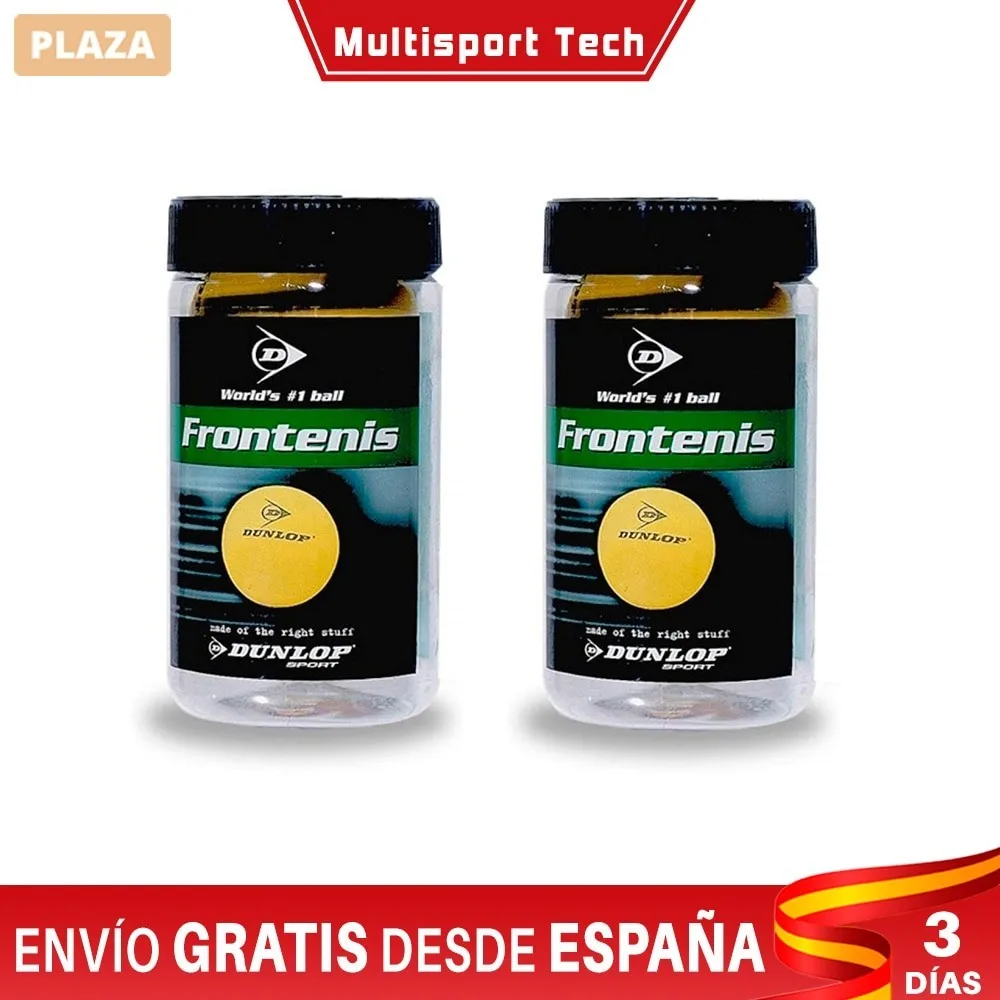 Dunlop 3-Boat A Bassa Pressione Due Palline Per Allenamento Tennis Professionale Frontenis E Racchetta
