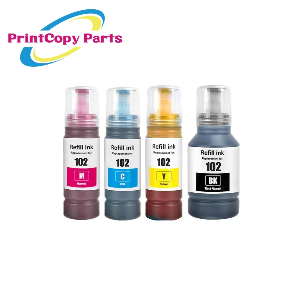 Ricarica Inchiostro 102 C13T03R140 Per Stampante Epson Ecotank Et-2700 Et-2750 Et-2751 Et-2756 Et-2850 Et-2851 Et-2856