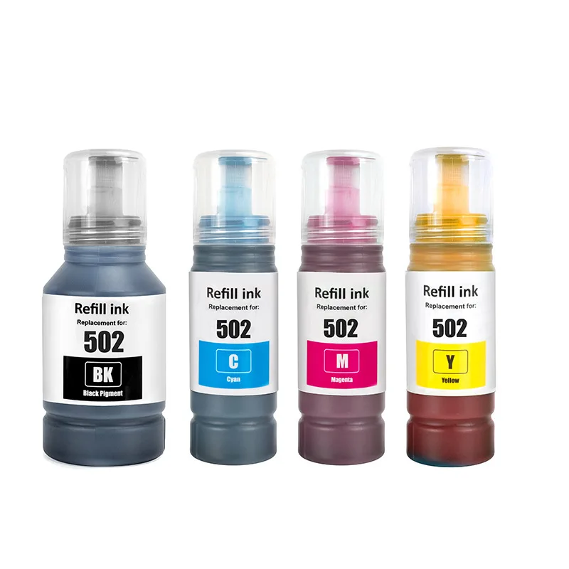 502 Premium Ricarica Di Inchiostro Per Epson 502 Ecotank Et-2700 Et-2750 Et-2760 Et-2850 Et-3700 Et-3710 Et-3750/Et-3760 Stampante