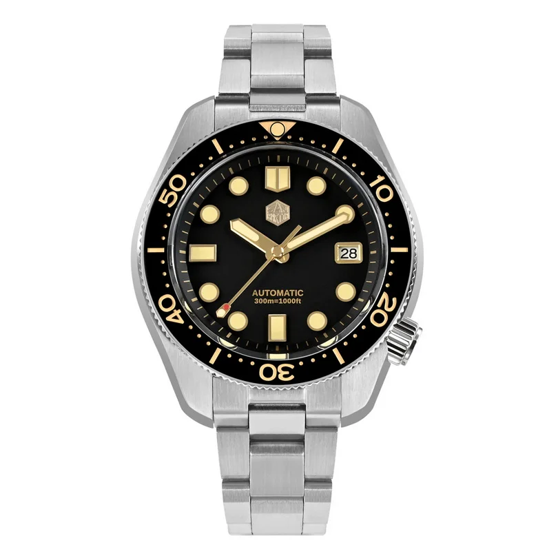 San Martin Mens Diver Orologi Orologio Automatico Di Lusso Mm300 Orologio Da Polso Meccanico 300 M Impermeabile C3 Luminoso Nh35 Lunetta In Ceramica