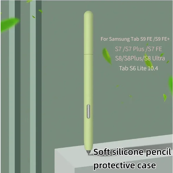 Astuccio In Silicone Per Samsung Galaxy Tab S9 Fe + S9 Fe 10.9 2023 X510 S7 Fe S8 Ultra S9 Plus Tablet Touch Stylus Pen Cover