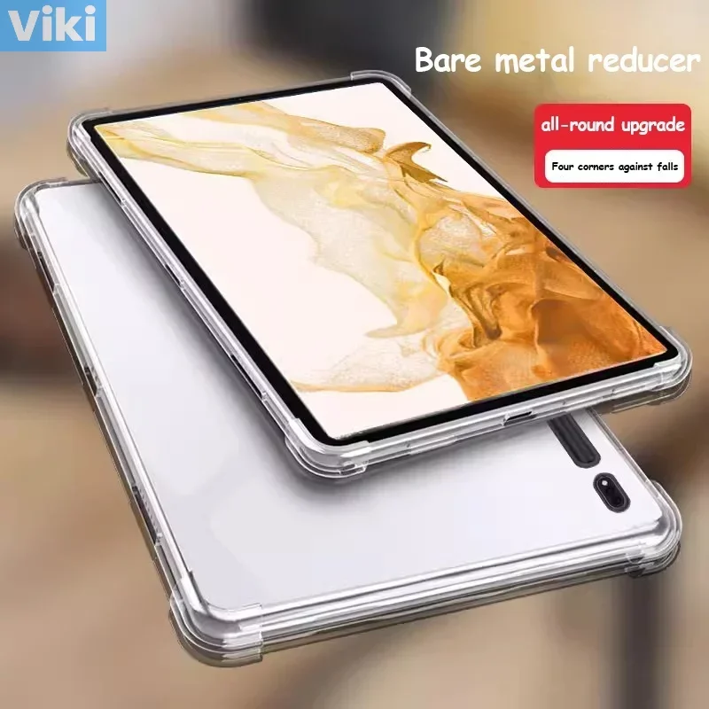 Custodia In Silicone Per Samsung Galaxy Tab S9 Fe Plus 12.4 S9 Plus Ultra S8 + Ultra A8 S7 Fe A7 Lite A7 S7 S7 + S6 Lite S6 A 8.4 A 8.0