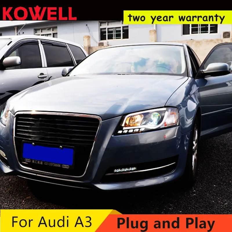 Funda De Faros Led Para Audi A3, Accessori Para Coche, 2008-2012, 2 Uds.