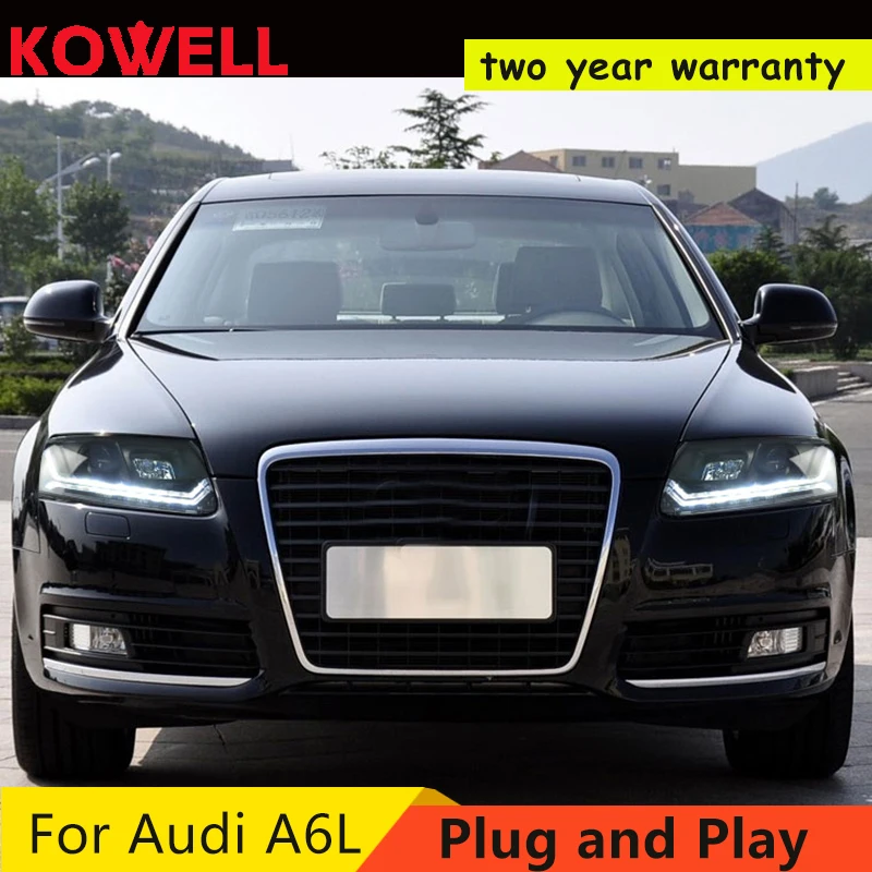 Funda De Faros Led Para Audi A6L, A6, 2005-2012, Accessori Para Coche, 2 Uds. Funda De Faros Led Para Audi A6L, A6, 2005-2012,