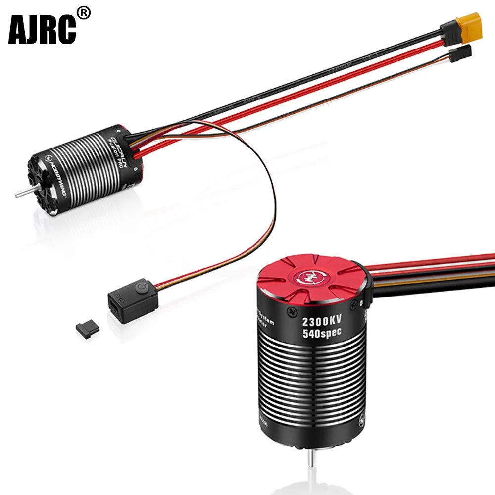 Hobbywing Rc Car Motor Fusion Pro 2 In 1 Combo Brushless Motor 2300Kv Cool Running Impermeabile Per Rc Crawler Buggy Cars Parts