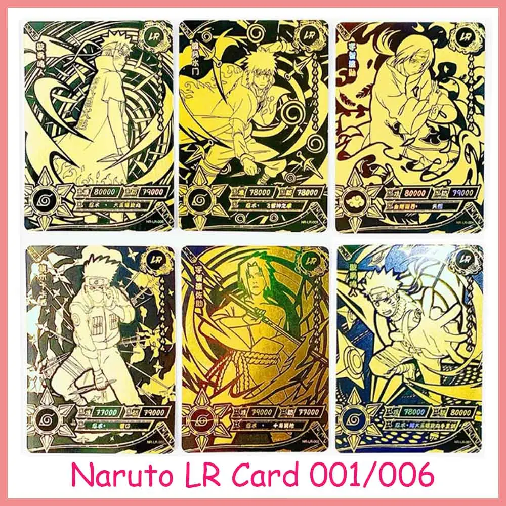 Kayou Genuine Naruto Lr Card Bronzing Madara Sasuke Naruto Itachi Kakashi Watergate Collection Card