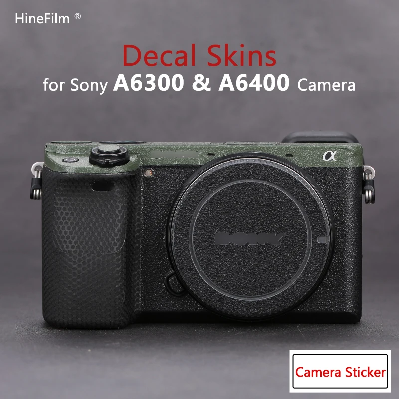 A6300 Camera Decal Skin A6400 Camera Skin Per Sony Alpha A 6300 / A 6400 Camera Skin Decal Protector Sticker 3M Materiale Vinilico