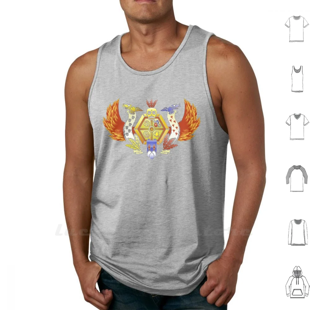 Treasure Hunters Crest (Aggiornato) Canotte Gilet Senza Maniche Bear Bird Mumbo Videogiochi Platformer Crest Banjo Kazooie