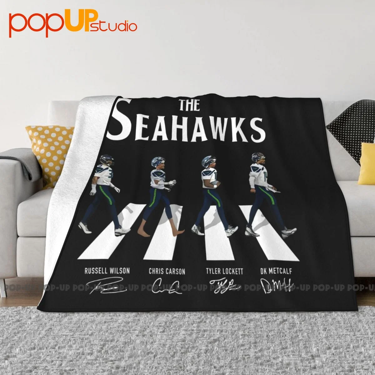 The Seahawks Abbey Road Signature Coperta Peluche Super Warm Family Spese
