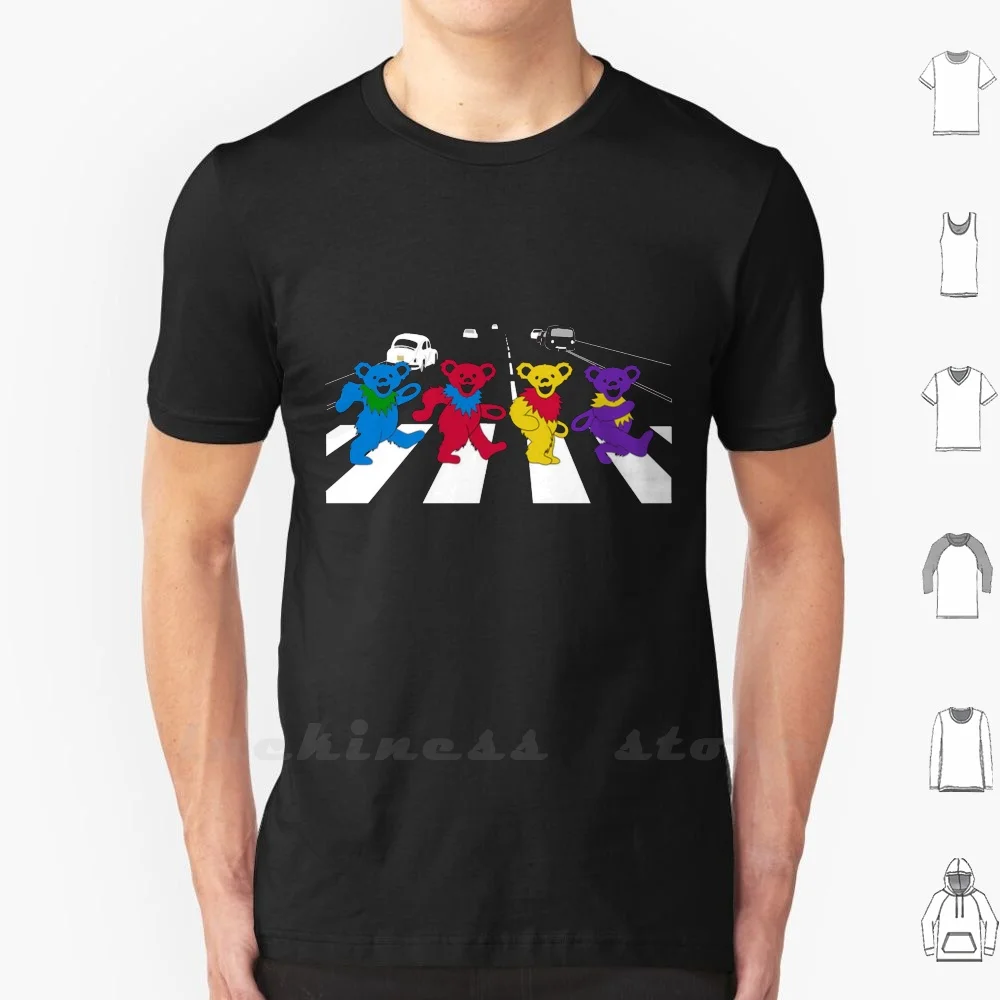 Abbey Bears Road T Shirt Cotone Stampa Fai Da Te Abbey Bears Road Abbey Bears Road Cross Animal Bear I Più Venduti