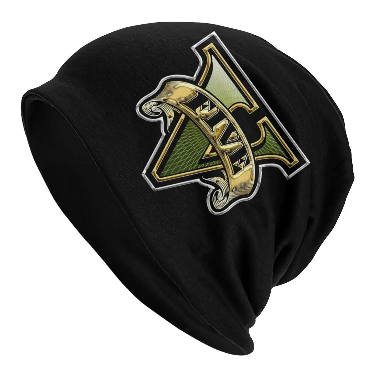 Unisex Winter Warm Bonnet Femme Knit Hats Hip Hop Five V Grand Theft Auto Logo Beanie Cap Ski Gta Berretti Berretti Per Uomo Donna