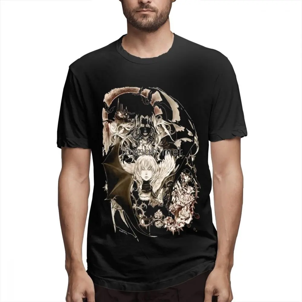 Vintage Boy Castlevania Dawn On Dolore Tee Shirt Leisure Custom Girocollo Per Uomo Tee Shirt
